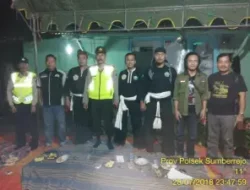 Kapolsek Sumberrejo Hadir Pada Tasyakuran Kenaikan Sabuk Perguruan Pencak Silat Gubug Remaja