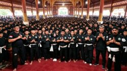 Ratusan Calon Warga Baru Ikuti Sasahan dan Pengesahan Perguruan Pencak Silat Gubug Remaja Cabang Bojonegoro di Padepokan Pusat Ketanggi Ngawi